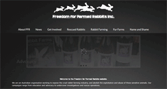 Desktop Screenshot of freedomforfarmedrabbits.com.au